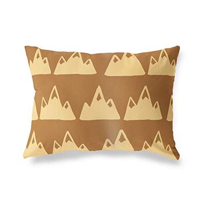 BonaMaison Bruine Tinten Decoratieve Kussensloop, Kussenhoezen Bank, Decoratieve Kussenhoesjes, Kussensloop; Sofa, Slaapkamer, Kantoor, Auto 35x50 Cm - Ontworpen en vervaardigd in Turkije