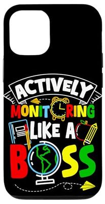 Actively Monitoring LIKE A Boss Actively Monitoring Boss Case for iPhone 12/12 Pro