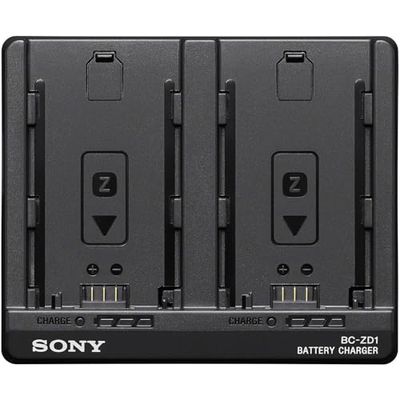 SONY BC-ZD1 Caricabatterie per Batterie NP-FZ100 ad Alta Capacità (x2) con Supporto di USB Power Delivery