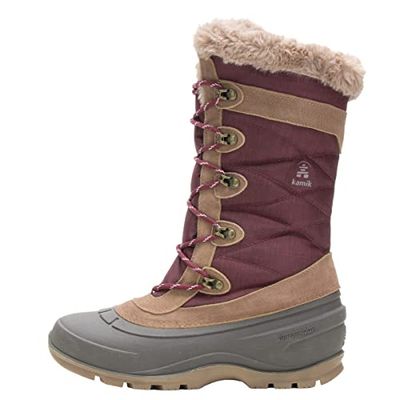 Kamik Femme Snovalley4 Bottes d'hiver, Bordeaux, 36 EU