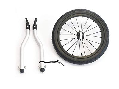 XLC Fahrradanhänger-3092008011, rimorchio per Bicicletta. Unisex-Adulti, Nero, 16 Pollici