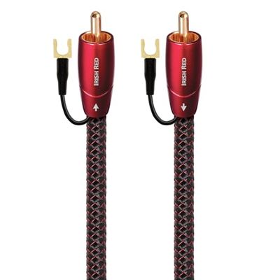 AudioQuest 2m Irish Red RCA ljudkabel Svart - Ljudkablar (RCA, RCA, 2 m, svart)
