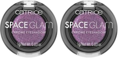 Catrice Space Glam Chrome Eyeshadow N°020 - Multicolore - Longue durée - Très pigmenté - Végétalien - Sans particules de microplastiques - Sans nanoparticules - Sans parfum - 2 paquet (1 g)