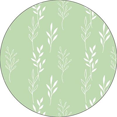 Bonateks, Ronde digitaal bedrukte muismat, antislip onderkant, voor kantoor en thuis, diameter: 22 cm