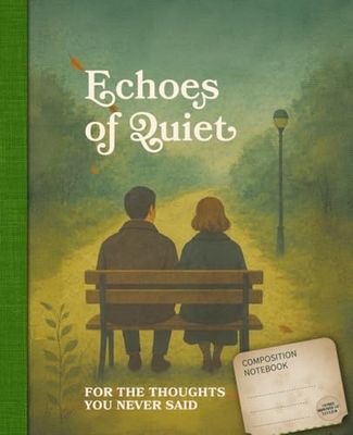Vintage Aesthetic Journal for Writing & Reflection: Echoes of Quiet – Graph Paper 1/5" Notebook 7.5x9.25"