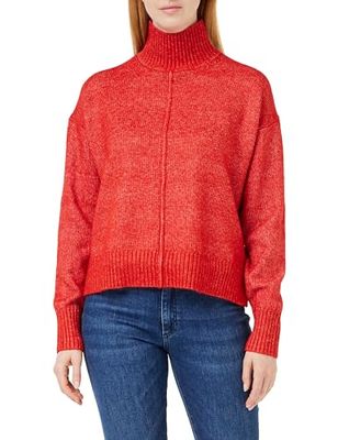 French Connection Women's KESSY Sweater, Warm RED, S