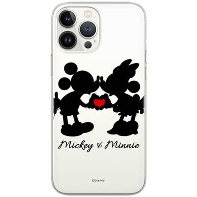 ERT GROUP mobiltelefonfodral för Samsung S21 PLUS originalt och officiellt licensierat Disney mönster Mickey & Minnie 003 optimalt anpassad till formen på mobiltelefonen, gedeeltelijk transparant