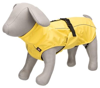 Trixie Vimy - Impermeabile per cane, 30 cm, taglia XS, colore: Giallo