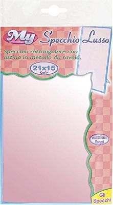 LA BRIANTINA DI POLI GIOVANNI S.P.A Luxury Mirror CM.21X15 C/M Metal, Blue