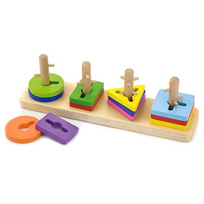 VIGA VIGA-50968 Juguete para apilar y Encajar (559), Multicolor (50968)