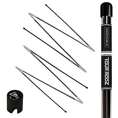 LONGRIDGE Portable Tour Rod Alignment Sticks Training Aid prata