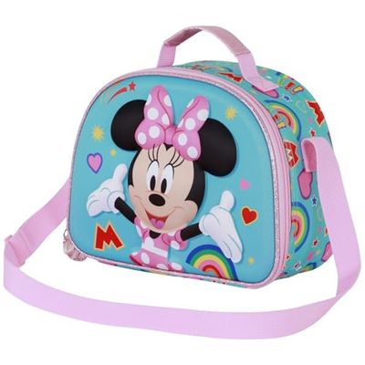 Disney, Sac Repas 3D Unisex Kids, Turquoise Minnie Mouse, One size