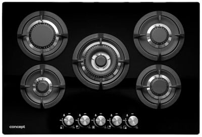 Concept PDV7575bc, Gas hob, Black