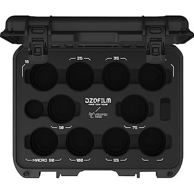 DZOFILM Hard Case for Vespid Prime 10-Lens Kit (16/21/25/35/40/50/75/100/125/Macro 90)