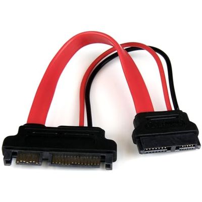 StarTech.com 15cm Slimline SATA naar SATA Adapter met Voeding - F/M