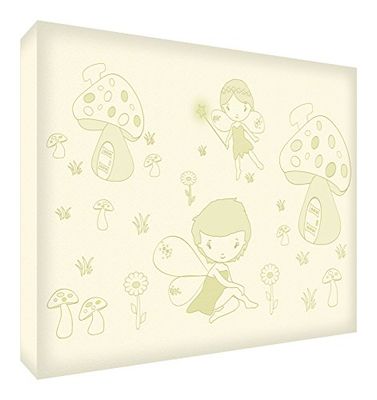 Feel Good Art Reino de las hadas-Marco para pared con estilo moderno y esquemático, beige, 30 x 20 x 4 cm