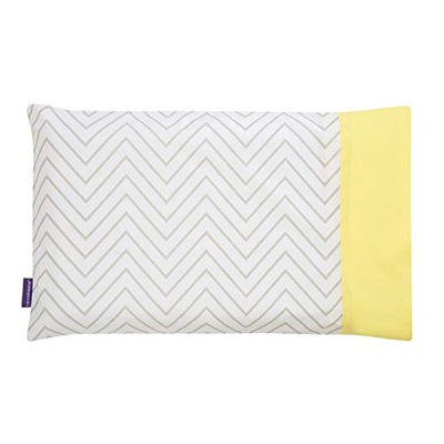Clevamama Taie d'Oreiller pour Landau, 100% Coton, Gris, 31 x 22 cm