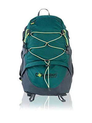 COLUMBUS Highland Sac à Dos Mixte Adulte, Vert/Gris Foncé, Unique