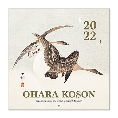 Grupo Erik: Official Ohara Koson 2022 Wall Calendar, 2022 Calendar, 12' x 12' Square Wall Calendar 2022, Family Calendar 2022, Art Calendar 2022, Japanese Calendar