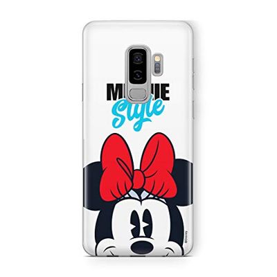 ERT GROUP mobiel telefoonhoesje voor Samsung S9 PLUS origineel en officieel erkend Disney patroon Minnie 027 optimaal aangepast aan de vorm van de mobiele telefoon, hoesje is gemaakt van TPU