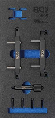 BGS 9695 | Bandeja para carro 1/3: Conjunto de calagem de distribuição | para Jeep 3.0 V6 Diesel | 9 peças