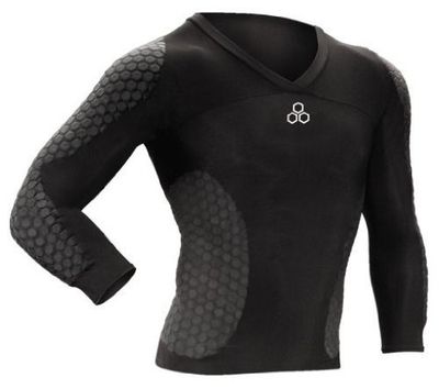 McDavid 7730 Exteme HexPad Maglia Uomo da Portiere, Nero, L