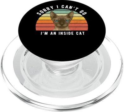 Funny Sphynx Cat Humor sarcástico dentro de un gato PopSockets PopGrip para MagSafe