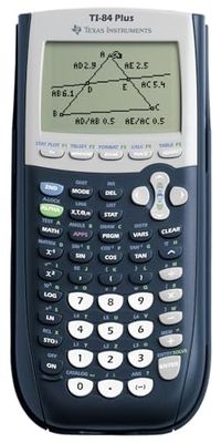 Texas Instruments TI-84 Plus Calculatrice Graphique (Affichage 8 Lignes, mémoire, Vues 2D) Bleu foncé