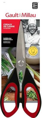 GAULT&MILLAU - Forbici da cucina in acciaio inox - Versatili e robusti - Ideali per tagliare carne ed erbe - Confezione da 1