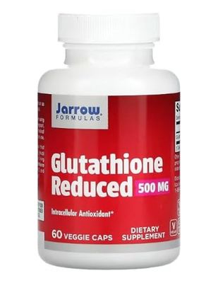 Jarrow Formulas Glutathion Réduit 500mg - 60 Vcaps - Antioxydant Puissant - Complément Alimentaire de Qualité Supérieure