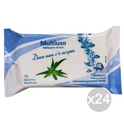 FRILLY Set 24 ce Eau lingettes Multi Usage x15 BS hygiène et Soin du Enfant, Multicolore, Unique