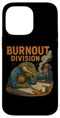 Burnout Division Crocodile Welding Shop Grit Art Case for iPhone 14 Pro Max