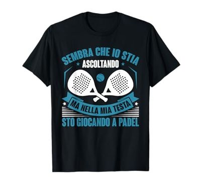 Padelista Detto Divertente Per Giocatori Padel Maglietta
