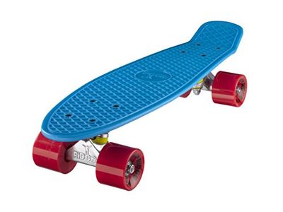 Ridge Skateboards Unisex's Original Mini Cruiser, Blue-Red, 22 Inch