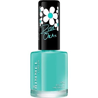 Rimmel London Rita Ora 60 sekunder Super Shine nagellack, 878 rulle i gräset, 8 ml, förpackningen kan variera