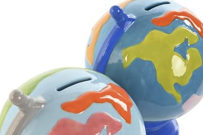 HUCHA DOLOMITE 14,5X13,5X19 GLOBO TERRAQUEO 2 SURT