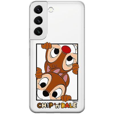 ERT GROUP mobile phone case for Samsung S22 PLUS original and officially Licensed Disney pattern Chip & Dale 005 optimally adapted to the shape of the mobile phone, partially transparent