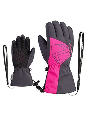 Ziener Guanti da sci Laval per bambini, impermeabili, extra caldi, in lana, Ombre Washed, 3