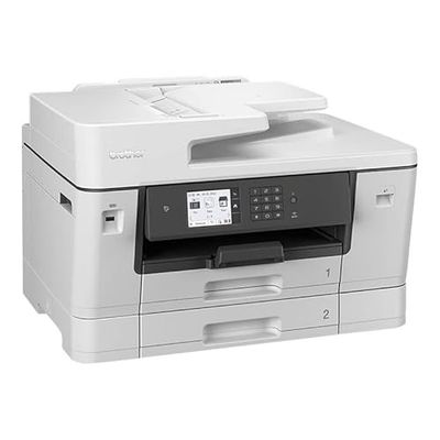 Multifunción A3, inyección de Tinta, impresión a Color, escáner, fotocopiadora, fax, conexión Wi-Fi, Ideal para oficinas y tareas múltiples.