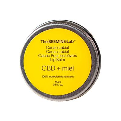 The Beemine Lab Bálsamo labial hidratante 15ml - Cannabidiol, aceite de cáñamo, cera de abejas - 99% ingredientes naturales - Hidrata y aporta suavidad