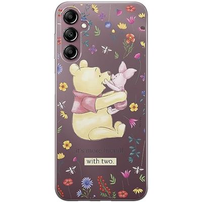 ERT GROUP mobiel telefoonhoesje voor Samsung A14 4G/5G origineel en officieel erkend Disney patroon Winnie the Pooh & Friends 030 aangepast aan de vorm van de mobiele telefoon, gedeeltelijk bedrukt