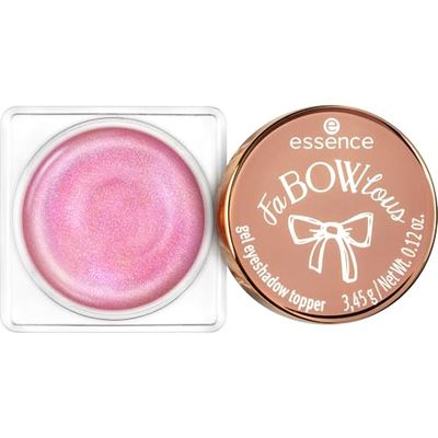 Essence Cosmetics Topper per ombretti in gel FaBOWlous, brillante, brillantinata, gel, 3.45 g