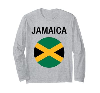 Bandera de Jamaica moderna Manga Larga