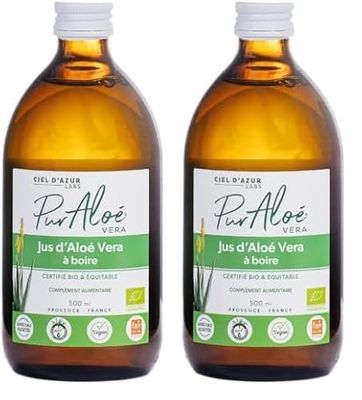 PUR'ALOE Jus à Boire 500 ml (Lot de 2)
