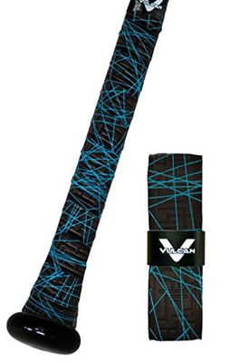 Vulcan - Impugnatura per mazza da 1,75 mm, per baseball/softball, blu (Blue Lazer)