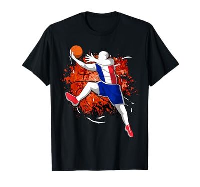 Francia Pallacanestro Basket - Bandiera Nazionale Francese Maglietta