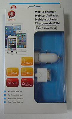 All Ride Connect 871125279400 Alimentatore Auto Iphone 4