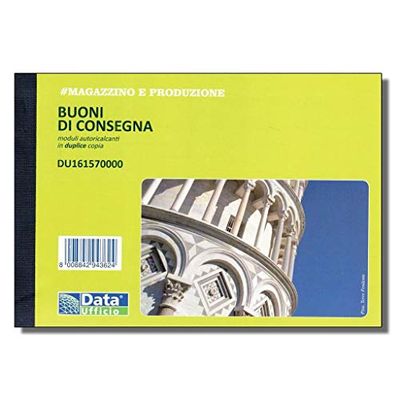 Data Ufficio Du161570000 Buoni Di Consegna, Duplice Copia, 11,5x16,5 cm, 1 Unita