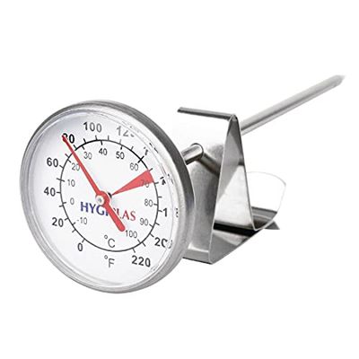 Thermomètreà café et lait 125 x 4 mm