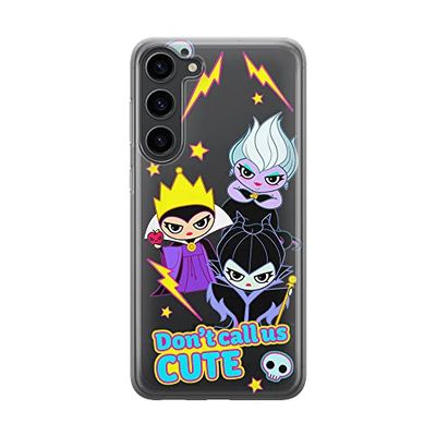 ERT GROUP mobile phone case for Samsung S23 original and officially Licensed Disney pattern Disney Villains 003 optimally adapted to the shape of the mobile phone, partially transparent